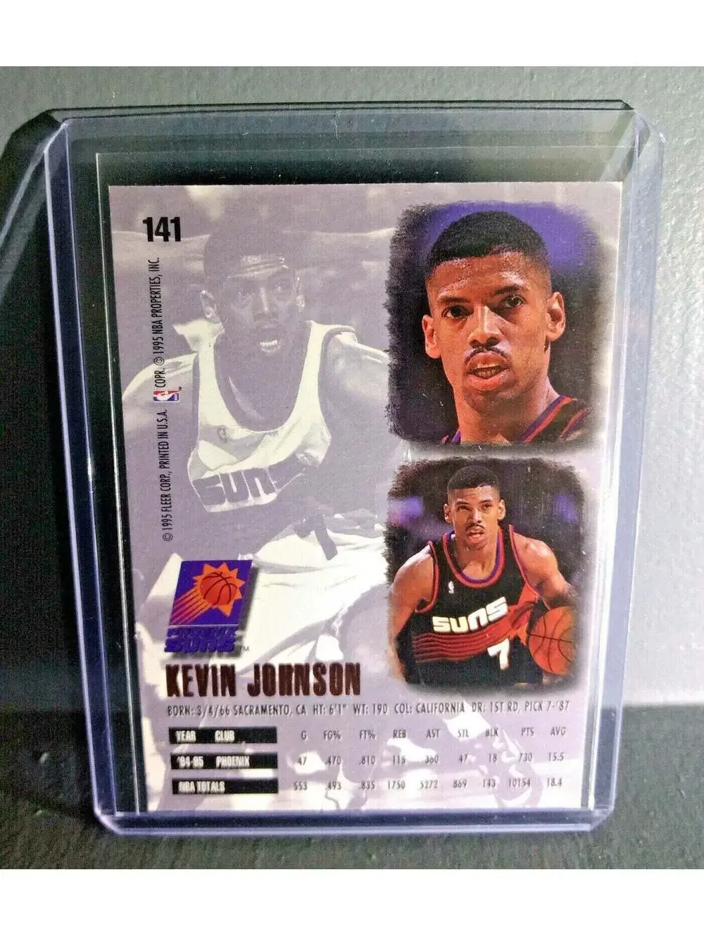 1995-96 Kevin Johnson Fleer Ultra #141 Basketball Card